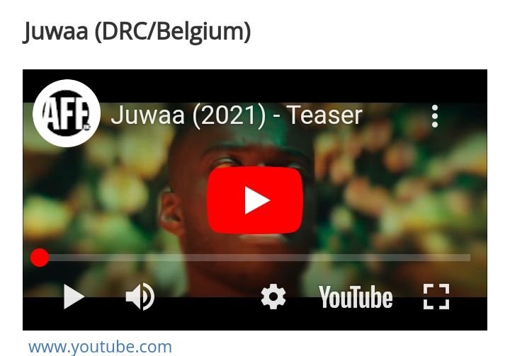 Best African Movies ~ Juwaa (DRC/Belgium); The Africa Insight with&nbsp;David